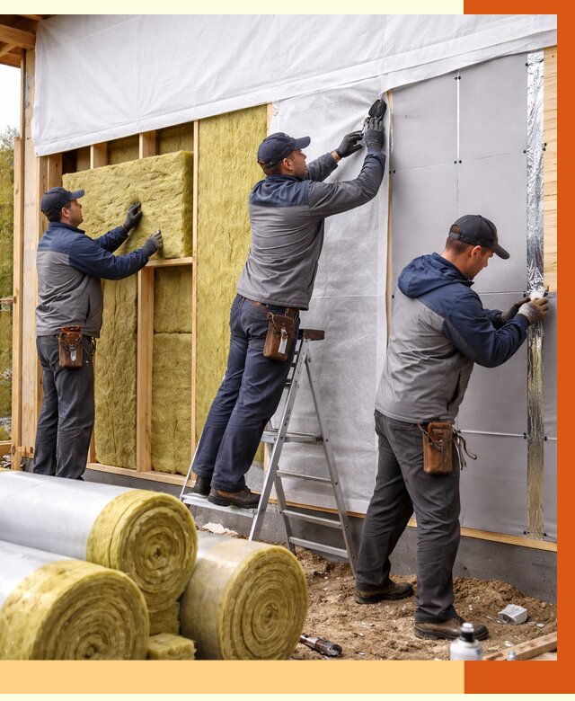 Утепление каркасного дома в Нягани от 4278 руб./м2 — профессионально | ТепломастерНга