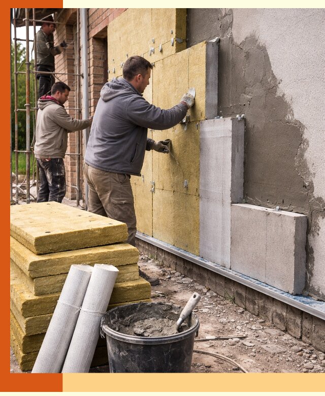 Утепление кирпичного дома под ключ в Нягани