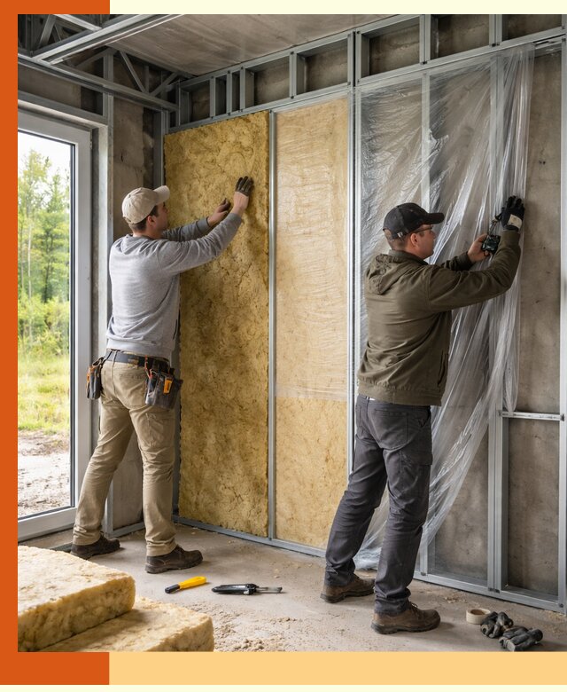 Утепление дома из ЛСТК в Нягани с гарантией качества и эффективности