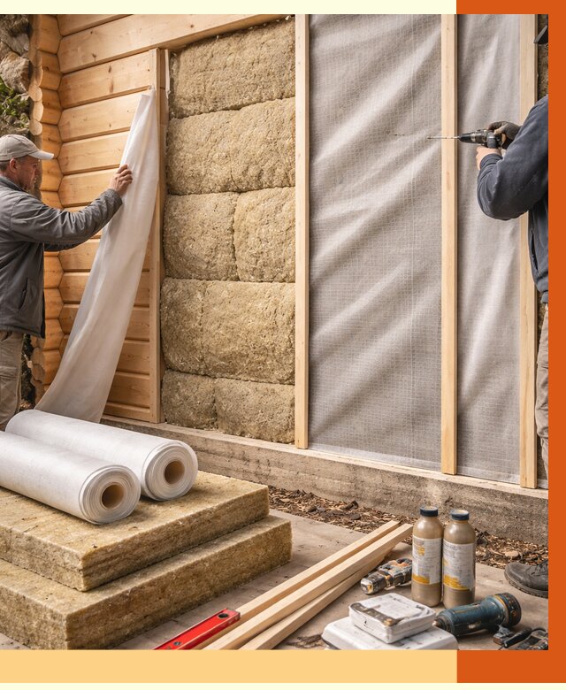 Утепление дома из минибруса в Нягани от 4584 руб/м2 — заказать профессионально | ТепломастерНга