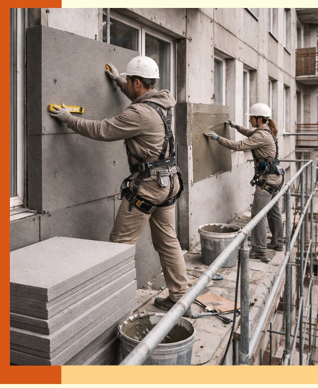 Утепление квартиры снаружи под ключ в Нягани