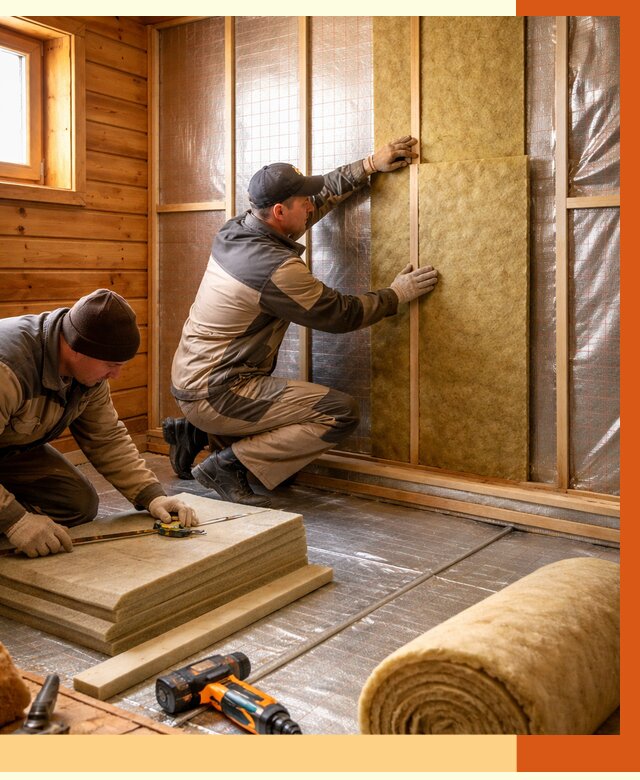 Утепление бани изнутри в Нягани под ключ от 4278 руб./м² | ТепломастерНга