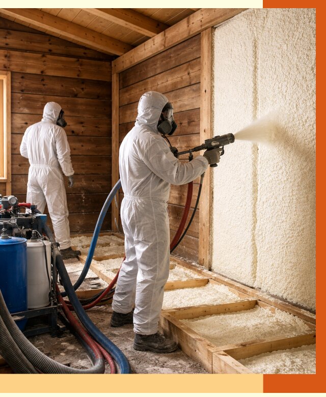 Утепление бани ппу в Нягани под ключ от 4278 руб./м2 | ТепломастерНга - напыление и монтаж ппу