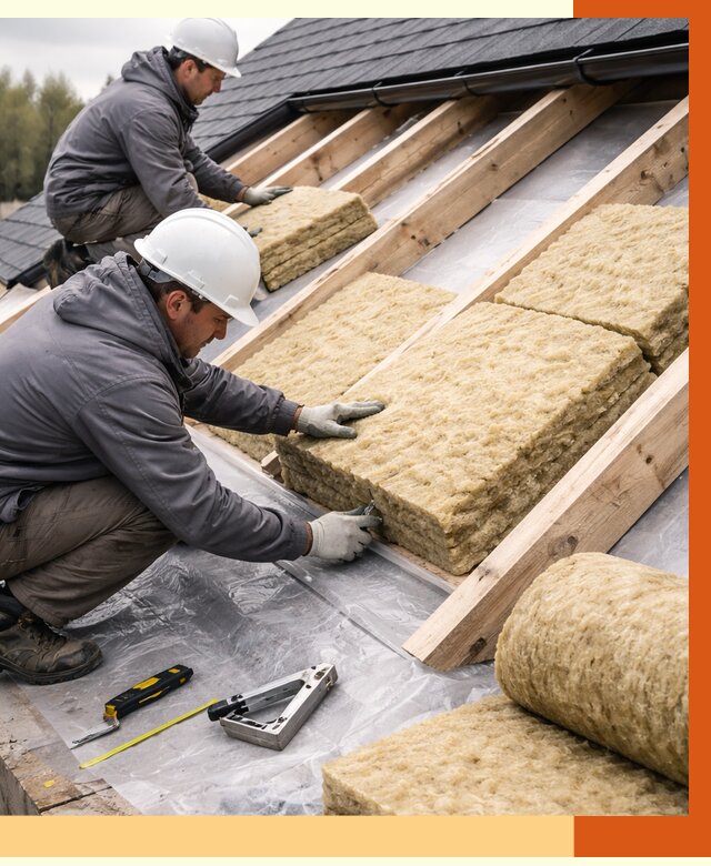 Утепление крыши в Нягани от 1884 руб./м2 — комплексное утепление кровли | ТепломастерНга