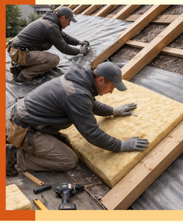 Профессиональное утепление крыши в Нягани качественно и надежно