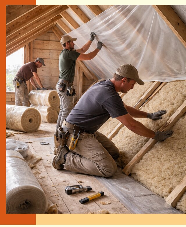 Утепление крыши изнутри в Нягани: профессионально и надежно