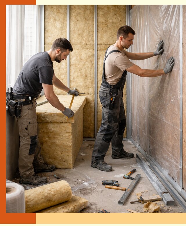 Профессиональное утепление лоджии в Нягани эффективно и надежно