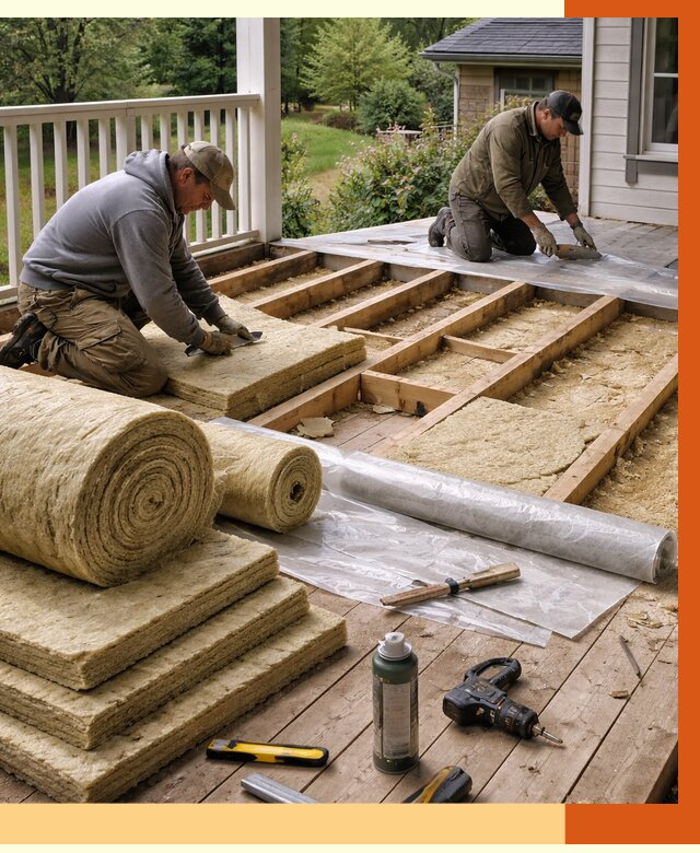 Утепление террасы в Нягани от 4278 руб./м2 — утеплить террасу под ключ | ТепломастерНга