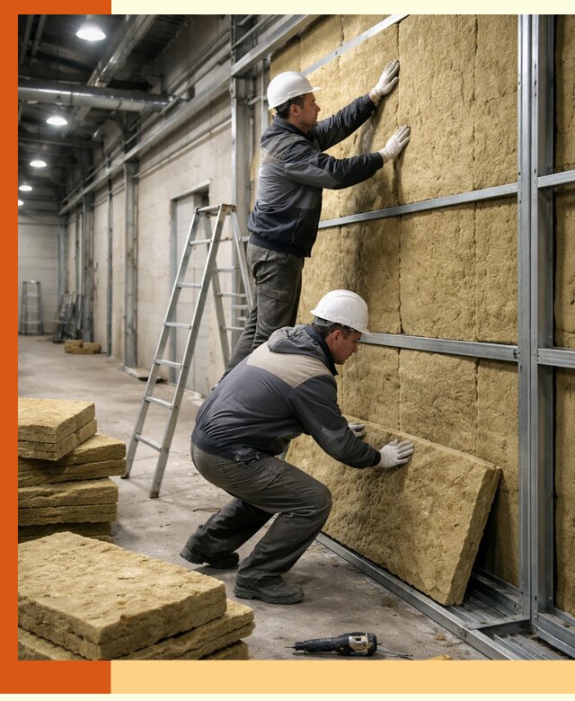 Утепление цеха под ключ в Нягани с гарантией качества