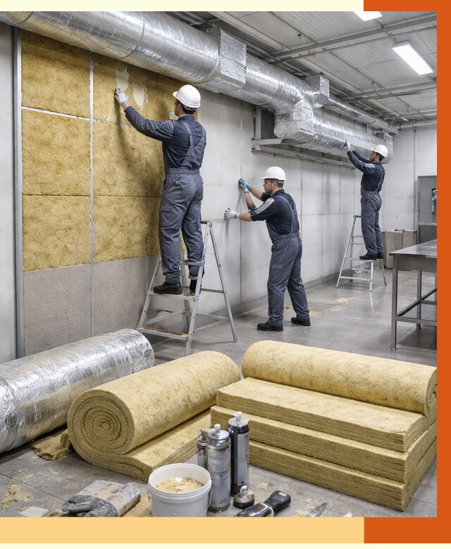 Утепление пищевого цеха в Нягани от 12733 руб./м² — комплексно под ключ | ТепломастерНга