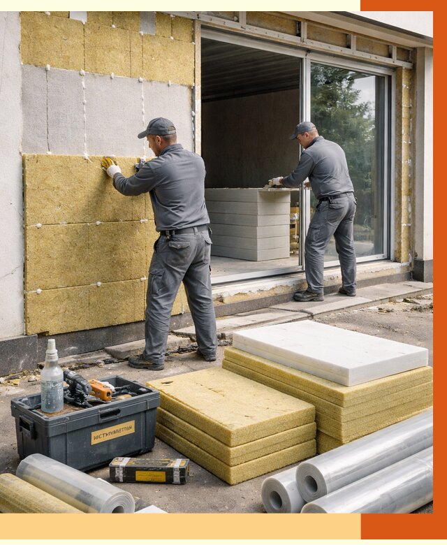 Утепление торгового павильона в Нягани от 14770 руб./м² под ключ | ТепломастерНга