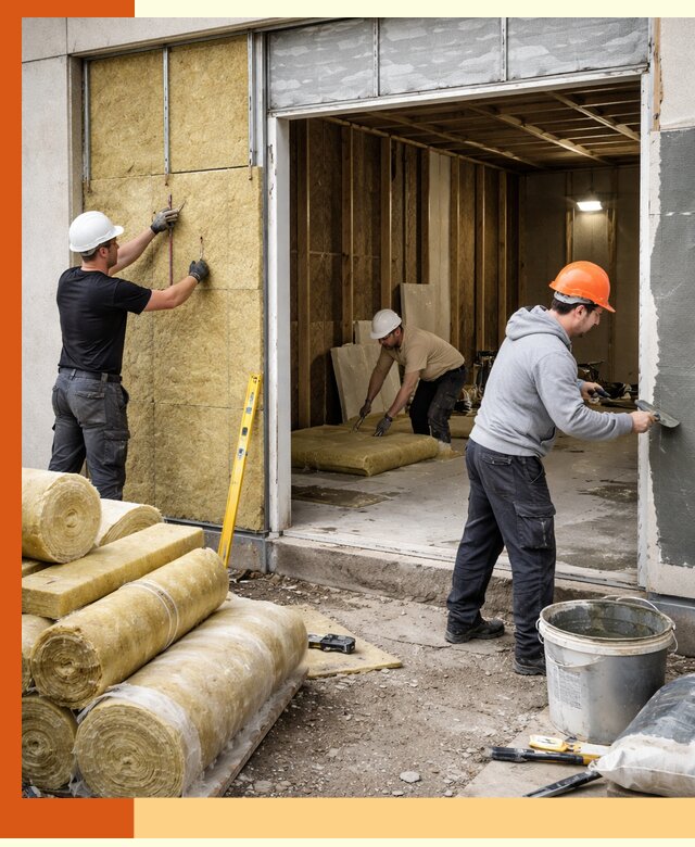 Утепление торгового павильона в Нягани — качественно и энергоэффективно