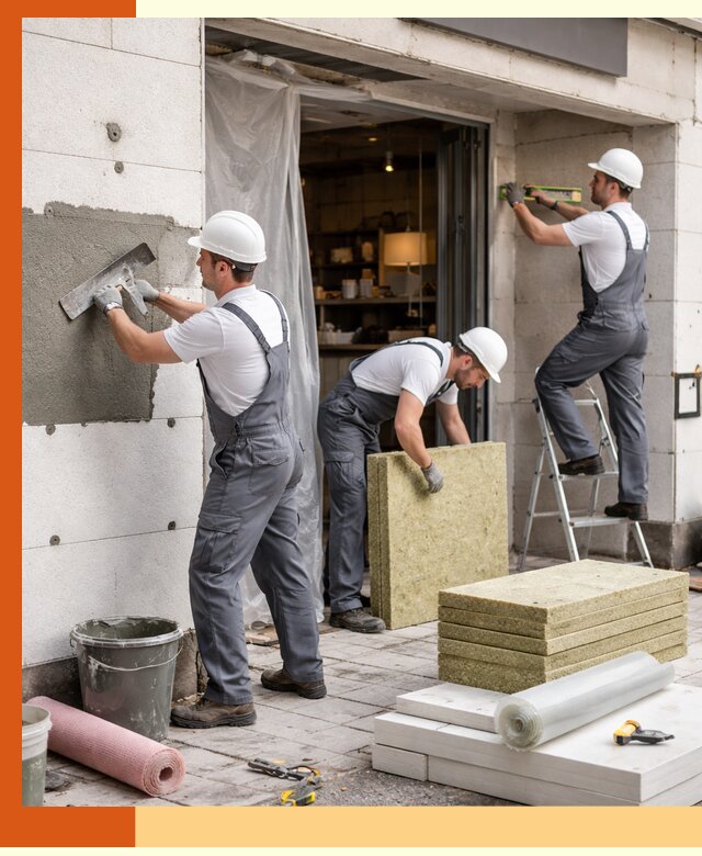 Утепление кафе в Нягани: профессиональная теплоизоляция и монтаж