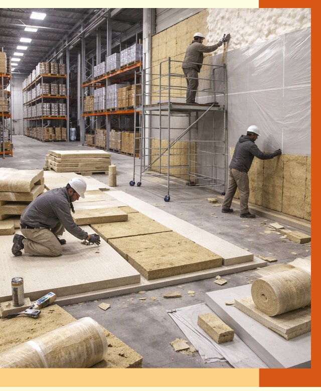 Утепление складского терминала в Нягани от 7640 руб./м² под ключ | ТепломастерНга