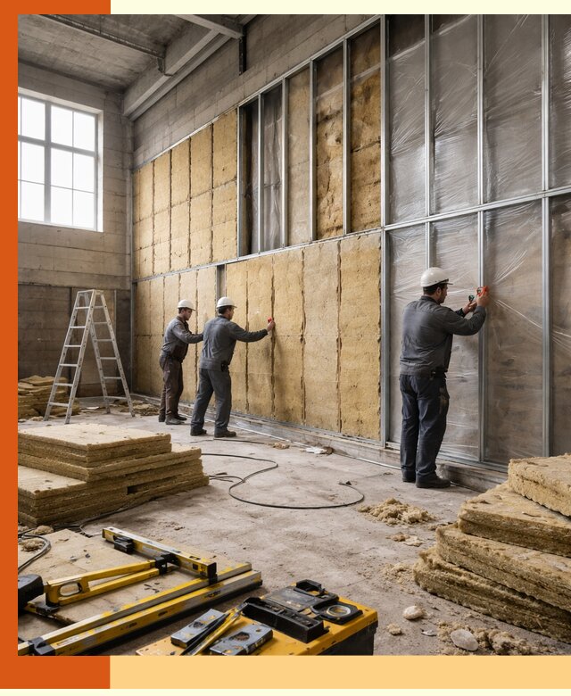 Утепление спортивного зала в Нягани качественно и недорого