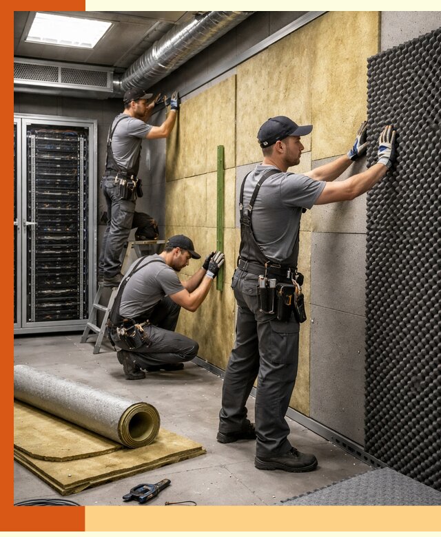 Утепление серверной комнаты профессионально в Нягани