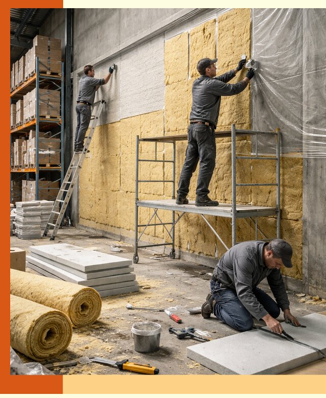 Утепление холодного склада под ключ в Нягани