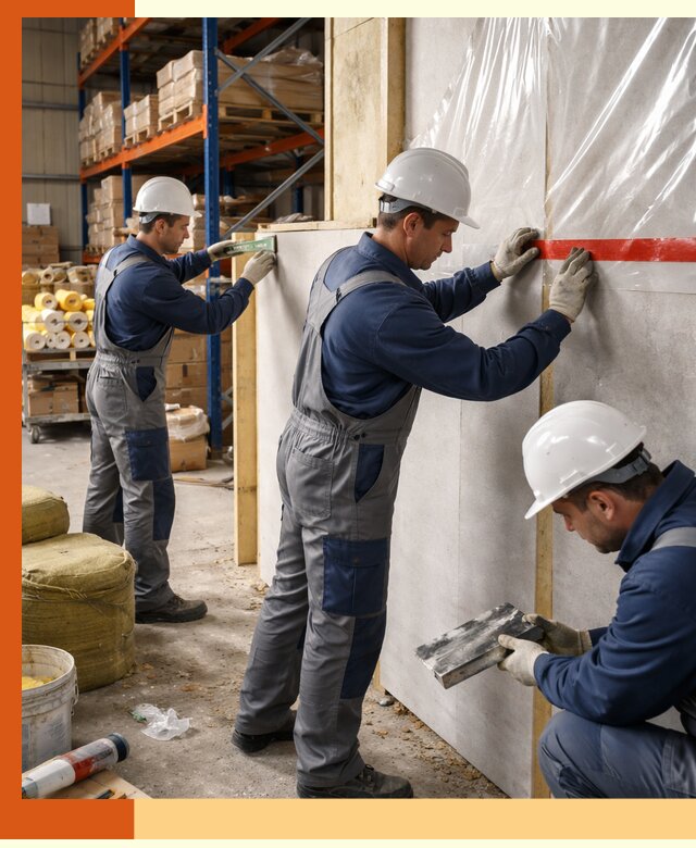 Утепление теплого склада под ключ в Нягани