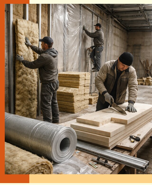 Утепление торгового склада в Нягани с энергоэффективными решениями