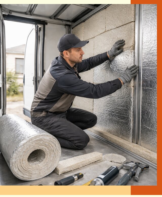 Утепление фургона рефрижератора в Нягани от 12733 руб./м² под ключ | ТепломастерНга