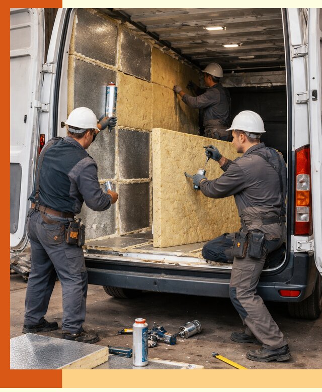 Утепление фургона-рефрижератора в Нягани для сохранения температуры