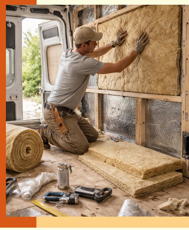 Утепление кемпера под ключ в Нягани с гарантией качества