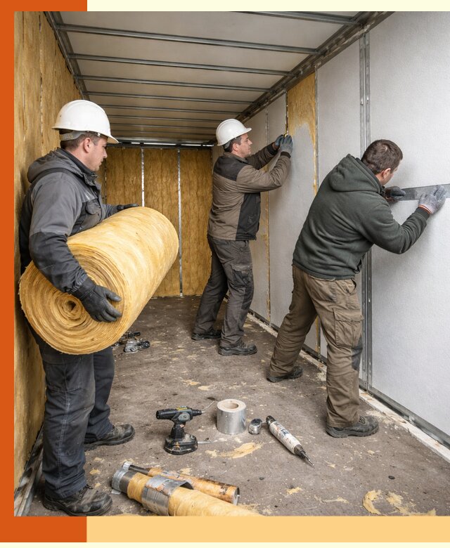 Утепление рефрижераторного контейнера в Нягани профессионально и надежно