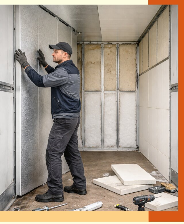 Утепление холодильного кузова в Нягани от 13751 руб. под ключ | ТепломастерНга