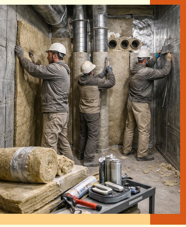 Утепление венткамеры в Нягани под ключ от 1477 руб. — профессионально | ТепломастерНга