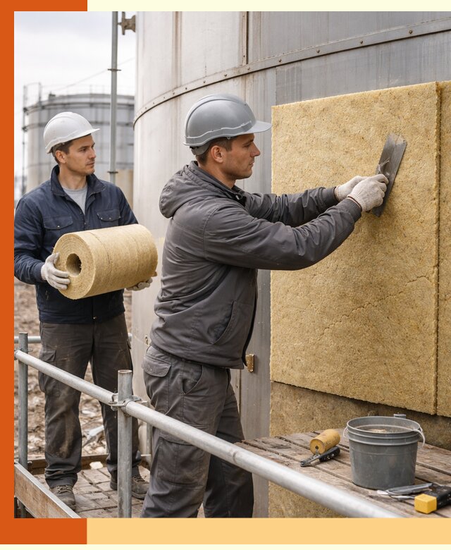 Профессиональное утепление резервуара и теплоизоляция в Нягани