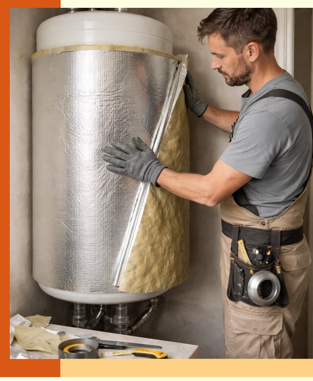 Утепление бойлера в Нягани для снижения теплопотерь и экономии энергии