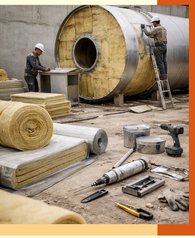 Утепление резервуара с топливом в Нягани от 28012 руб. под ключ | ТепломастерНга