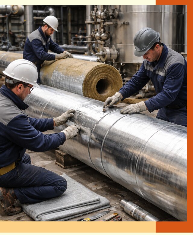 Утепление технологического оборудования в Нягани от 4278 руб. за м2 | ТепломастерНга