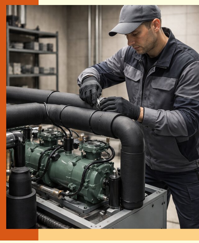 Утепление холодильного агрегата и теплоизоляция в Нягани