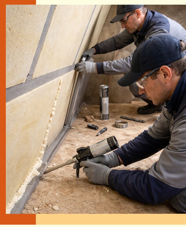 Герметизация стыков ППУ в Нягани — надежное уплотнение швов