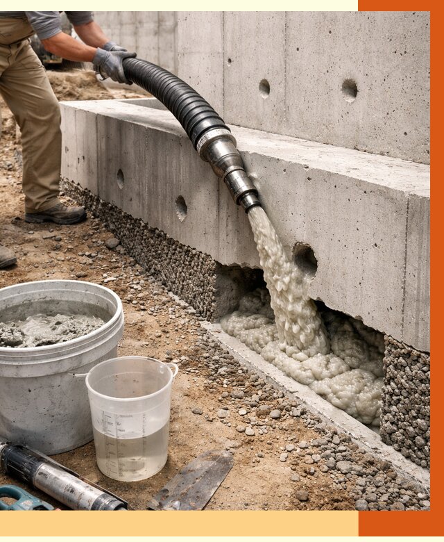 Заполнение полостей фундамента в Нягани от 6926 руб. под ключ | ТепломастерНга