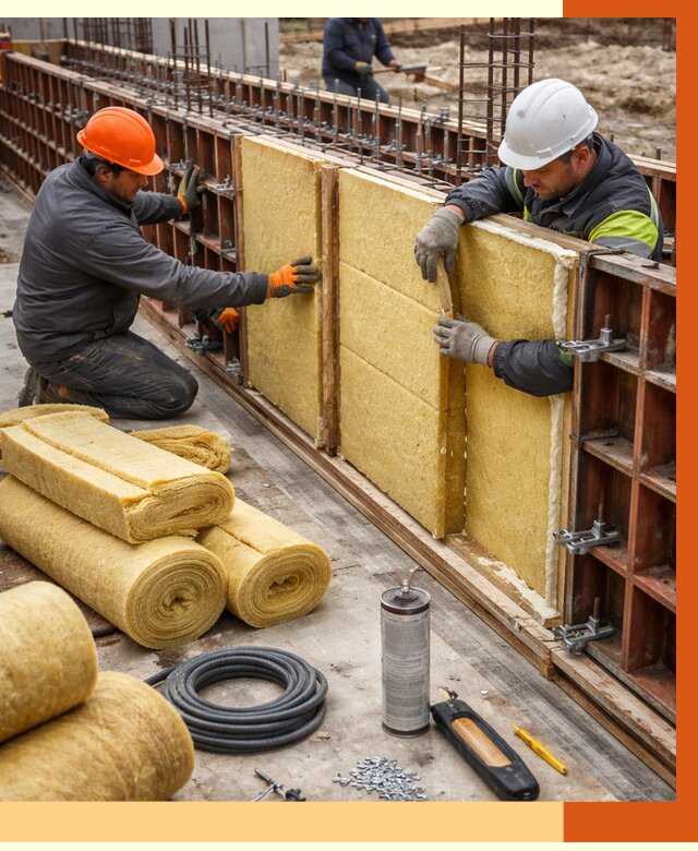 Теплоизоляция опалубки в Нягани от 7334 руб. за м2 — услуги и монтаж | ТепломастерНга