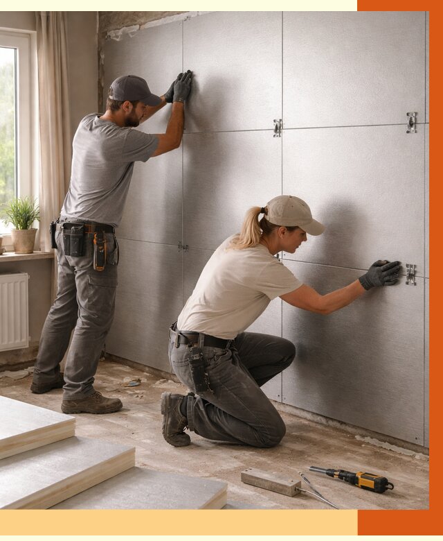 Утепление PIR панелями в Нягани от 4278 руб. под ключ | ТепломастерНга