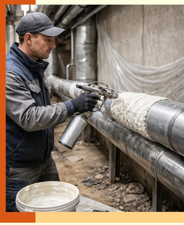 Утепление труб жидкой теплоизоляцией в Нягани