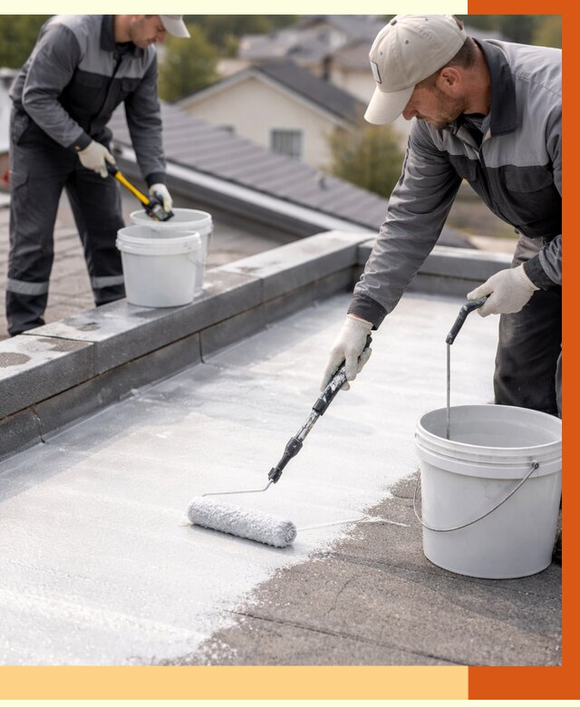 Утепление кровли жидкой теплоизоляцией в Нягани от 2190 руб./м2 | ТепломастерНга