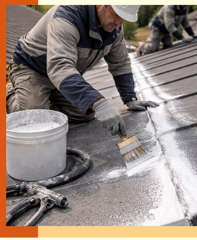 Утепление кровли жидкой теплоизоляцией в Нягани