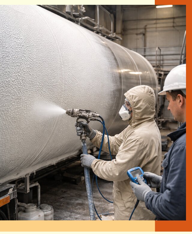 Утепление автоцистерны жидкой теплоизоляцией в Нягани от 14770 руб. под ключ | ТепломастерНга