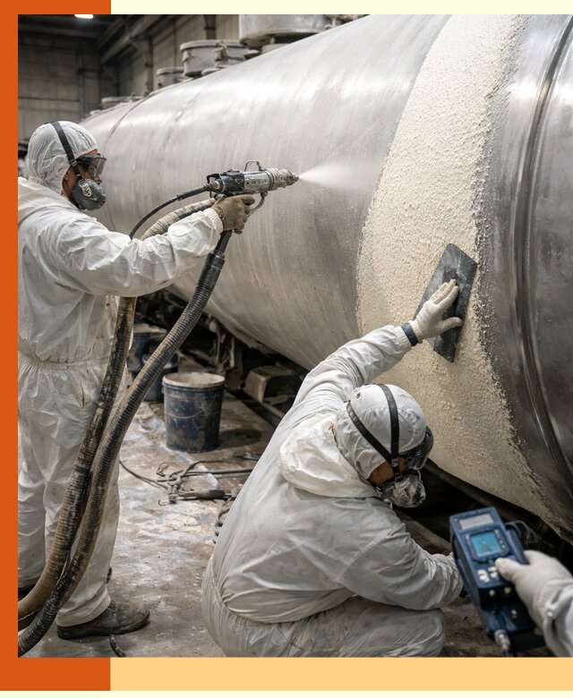 Утепление автоцистерн жидкой теплоизоляцией в Нягани