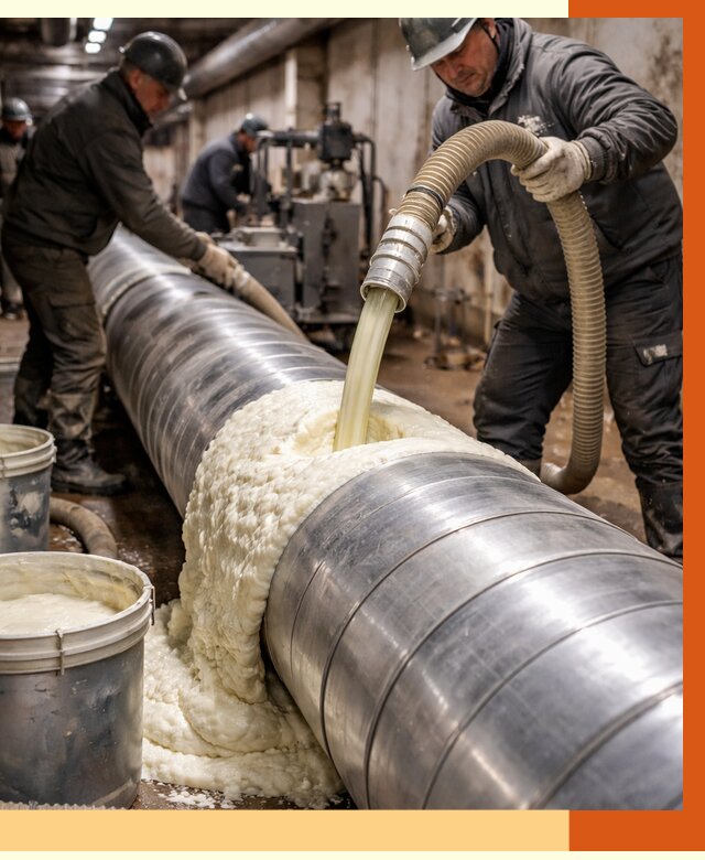 Утепление теплотрассы жидкой теплоизоляцией в Нягани от 4278 руб. | ТепломастерНга