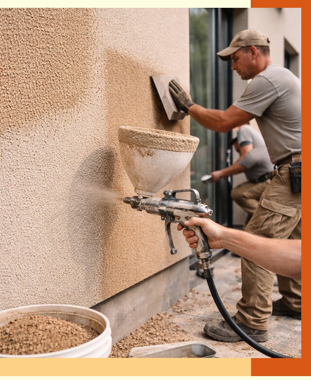 Утепление фасада жидкой пробкой в Нягани от 4889 руб./м² под ключ | ТепломастерНга