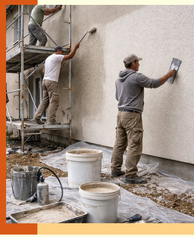 Утепление фасада жидкой пробкой в Нягани