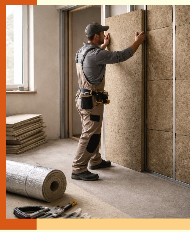 Шумоизоляция дома в Нягани — комплексная защита от шума