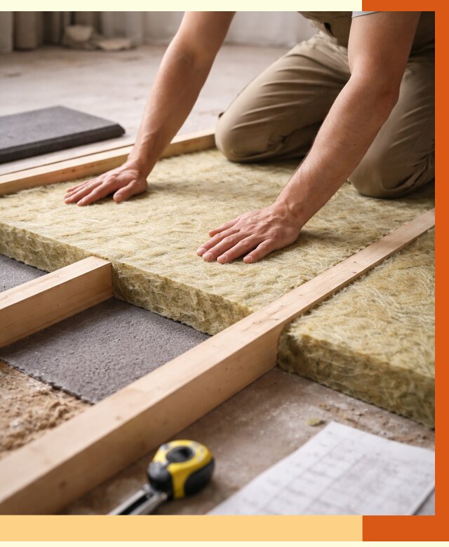 Шумоизоляция пола в Нягани от 1273 руб./м² — профессиональная звукоизоляция | ТепломастерНга