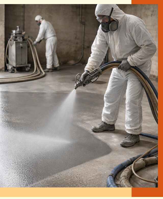 Гидроизоляция полимочевиной в Нягани от 8658 руб/м² — напыление полимерной гидроизоляции | ТепломастерНга