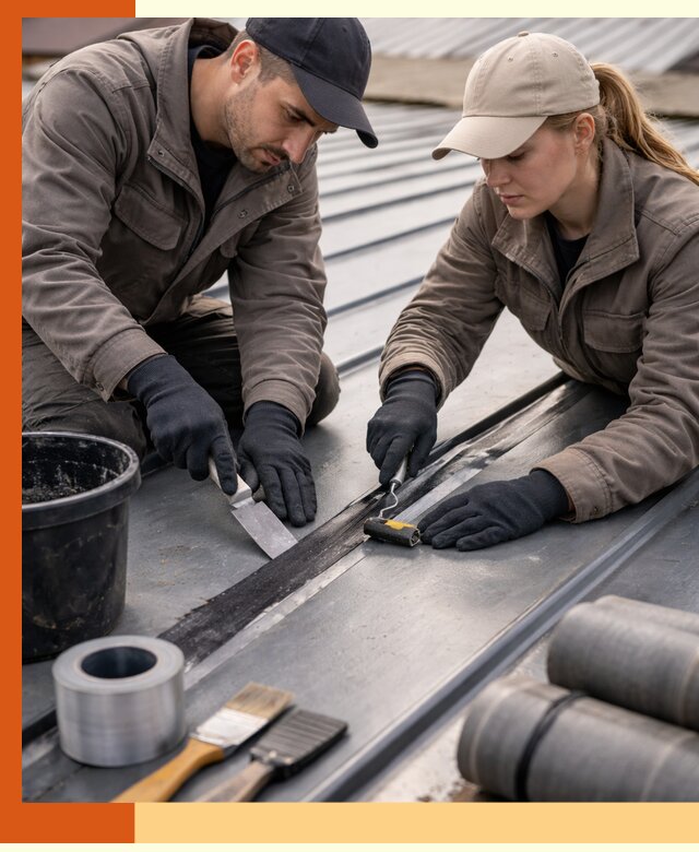 Гидроизоляция фальцевой кровли в Нягани качественно и надежно